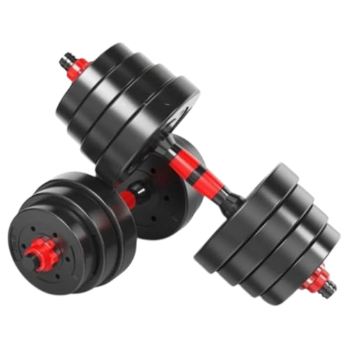 Adjustable Dumbbell/ Pesas ajustables Set 2 in 1 with Bars Multifunctional 10KG-30KG