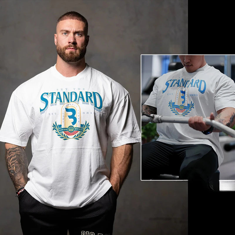 CBUM Chris Fitness Training Gym Casual T-Shirt Men's and Women's Luxury Brand Top
