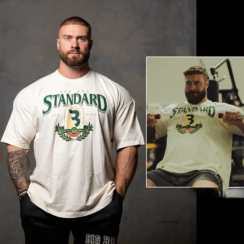 CBUM Chris Fitness Training Gym Casual T-Shirt Men's and Women's Luxury Brand Top