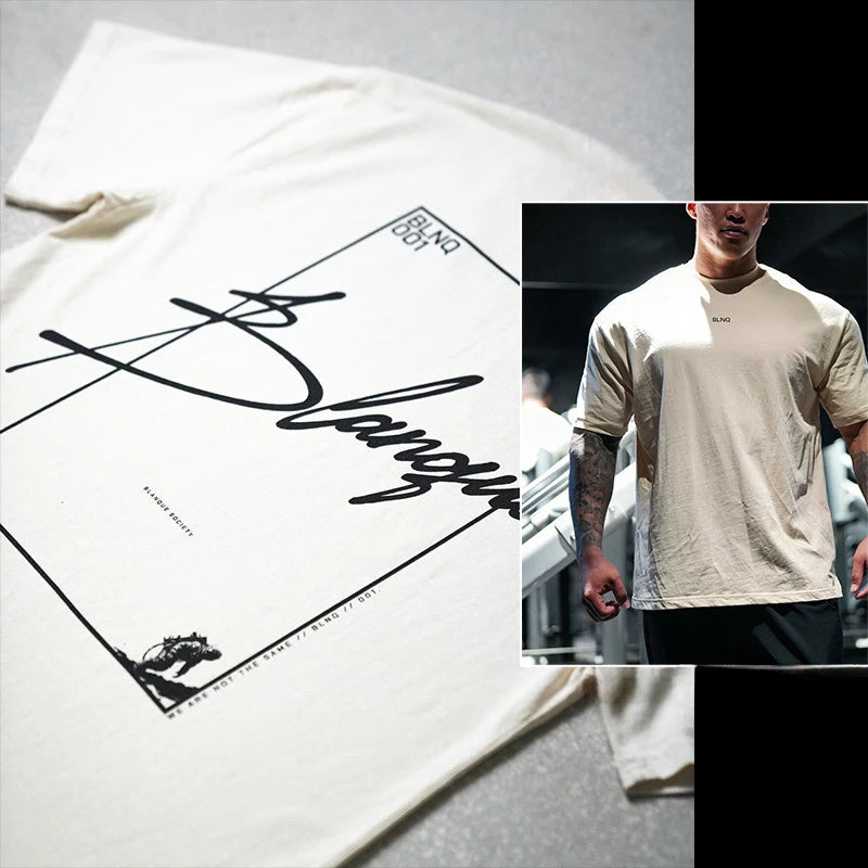 CBUM Chris Fitness Training Gym Casual T-Shirt Men's and Women's Luxury Brand Top
