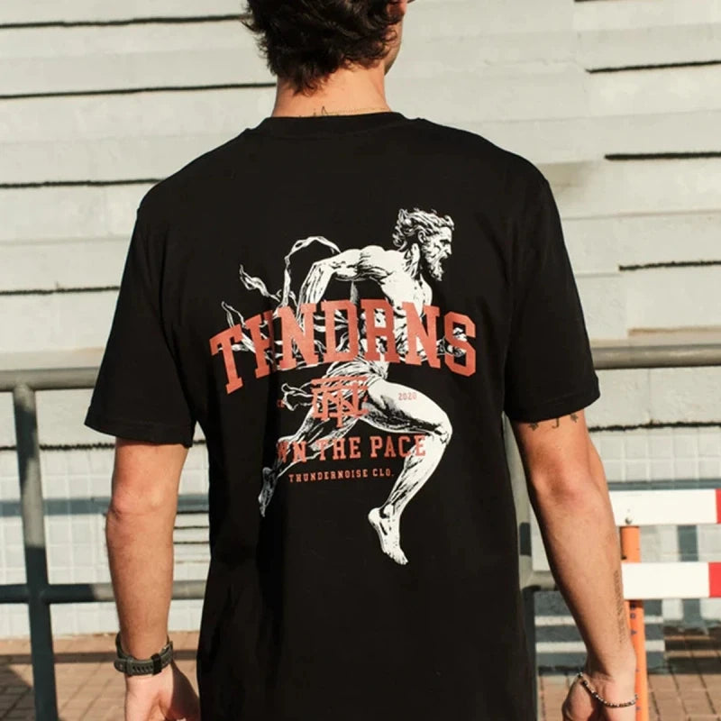 Thundernoise Breaking The Parallel Fitness Training Gym Leisure T-shirt Luxury Brand for Men and Women Top 2026 New Art