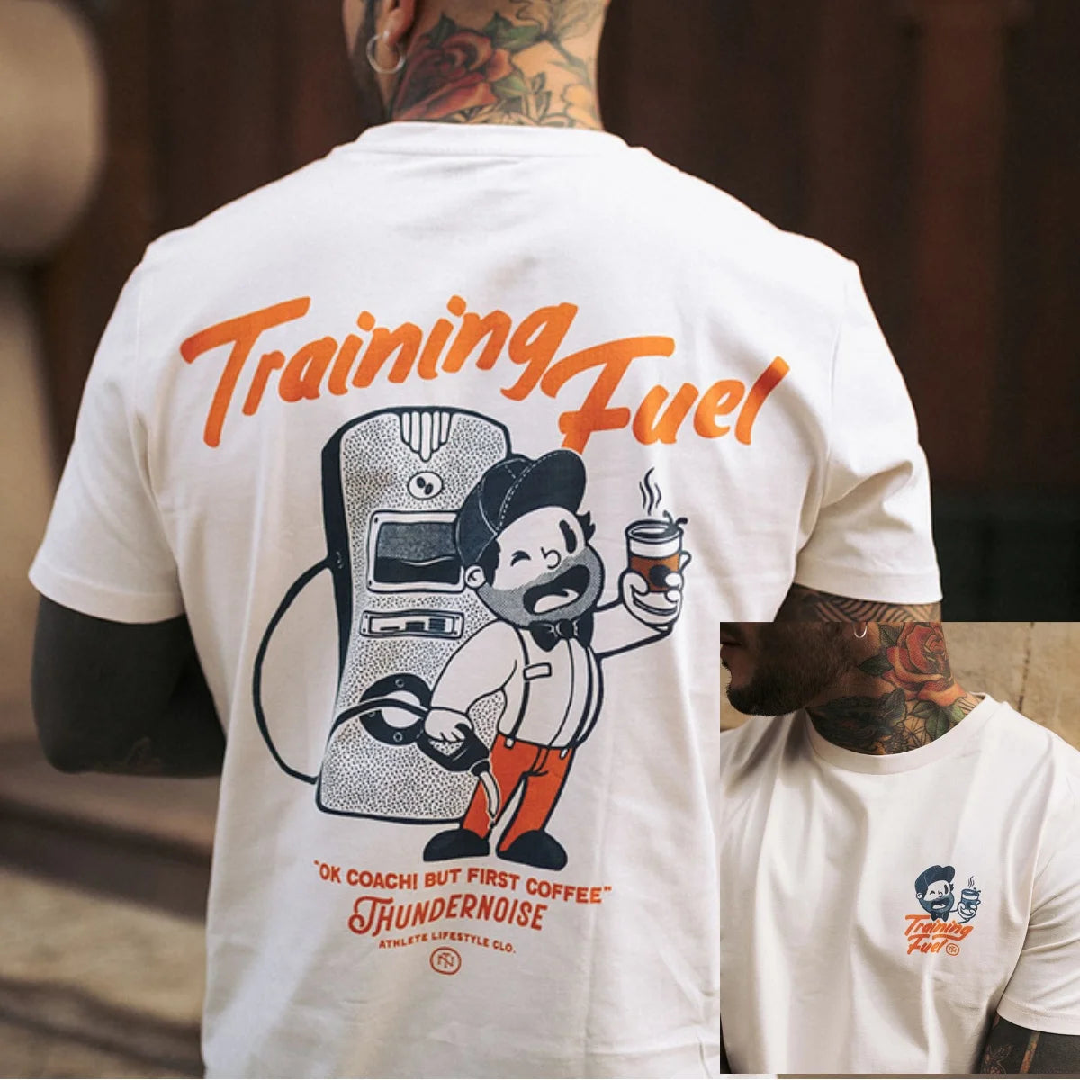 Thundernoise Breaking The Parallel Fitness Training Gym Leisure T-shirt Luxury Brand for Men and Women Top 2026 New Art