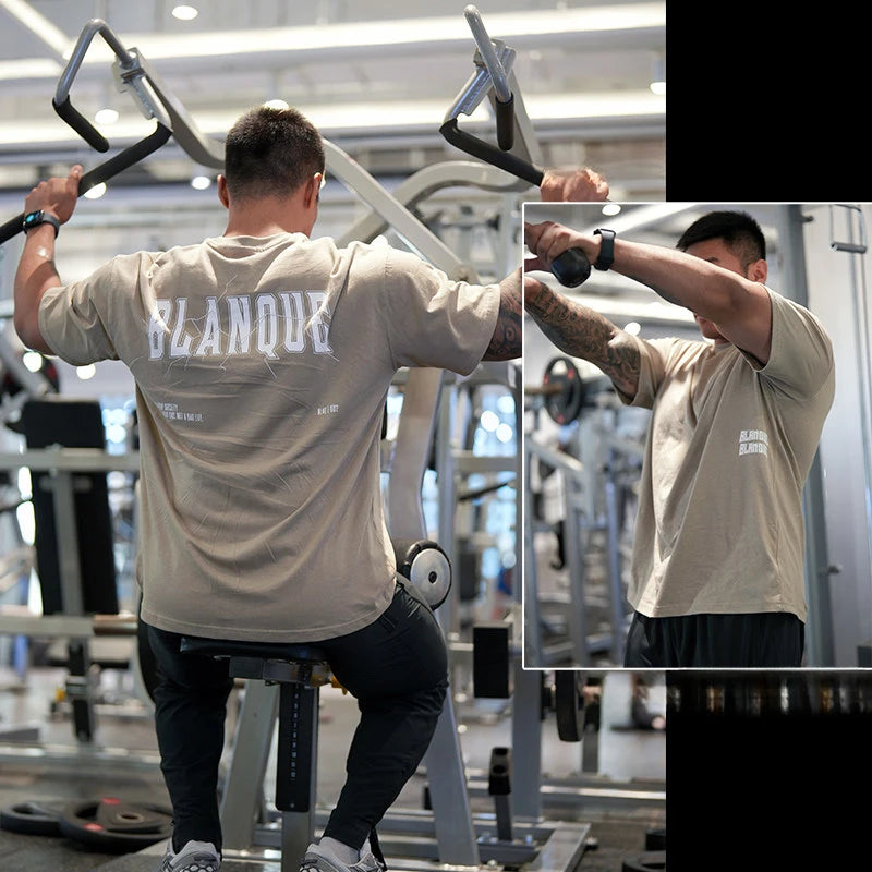 CBUM Chris Fitness Training Gym Casual T-Shirt Men's and Women's Luxury Brand Top
