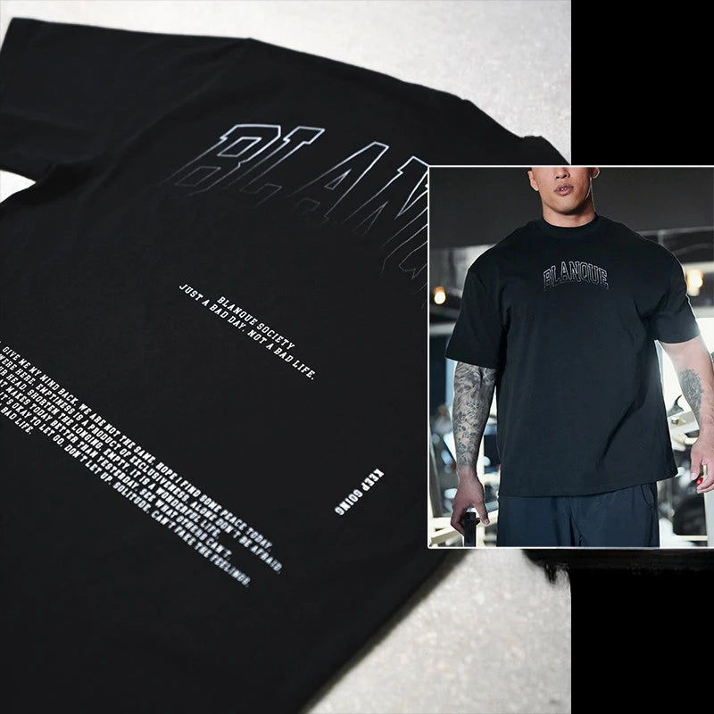 CBUM Chris Fitness Training Gym Casual T-Shirt Men's and Women's Luxury Brand Top
