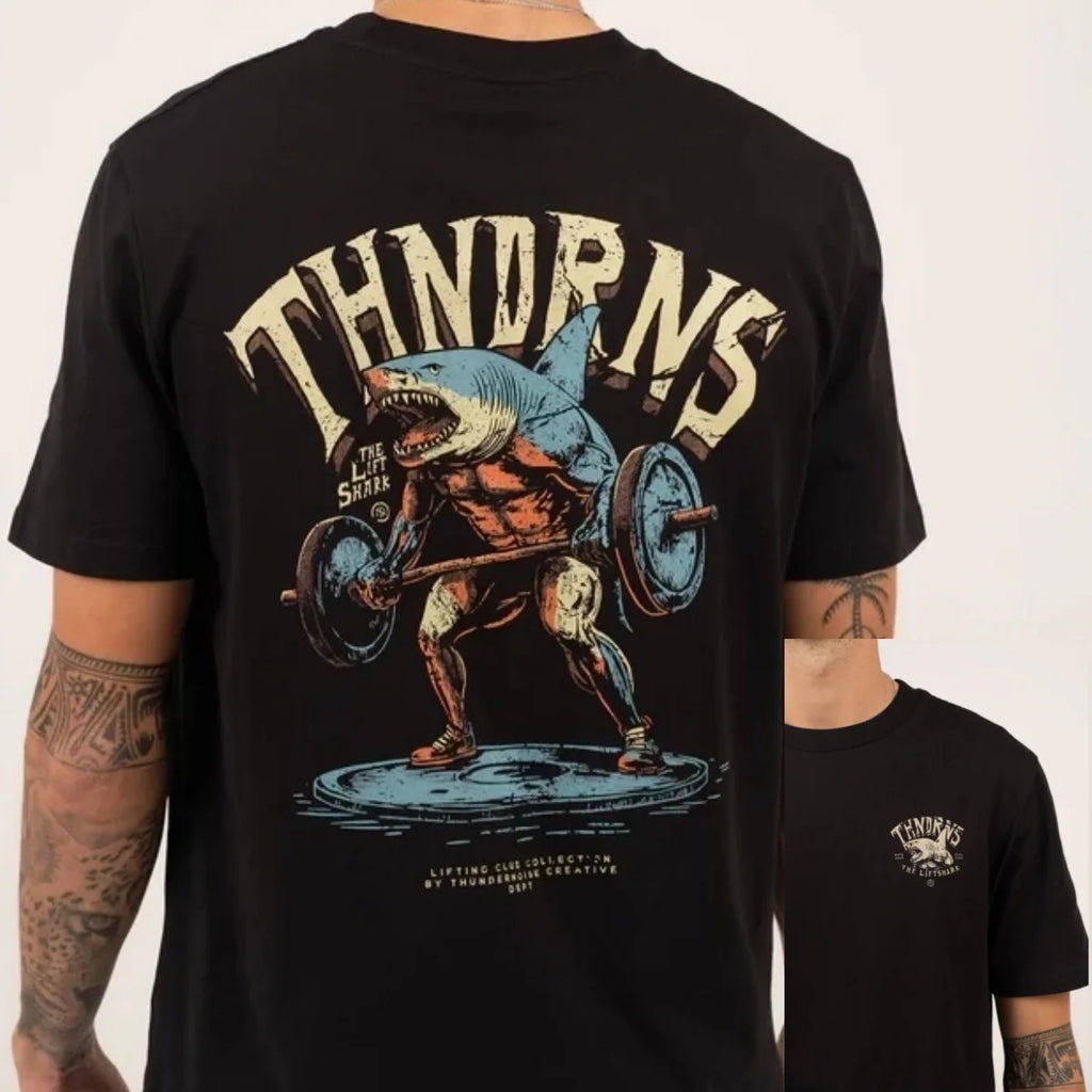 Thundernoise Breaking The Parallel Fitness Training Gym Leisure T-shirt Luxury Brand for Men and Women Top 2026 New Art