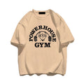 Summer Gym T-Shirts 100 Cotton Oversized Women's T Shirt Graphic Print Sporty Men Tee High Quality Men's Clothes Free Shipping