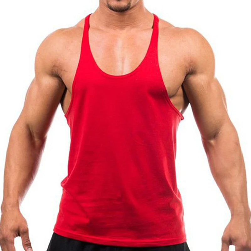 2025 New Bodybuilding Brand Jogger Gym Singlet Training Bodybuilding Tank Top Vest Shirt Sleeveless Fitness Cotton Shirt For Men